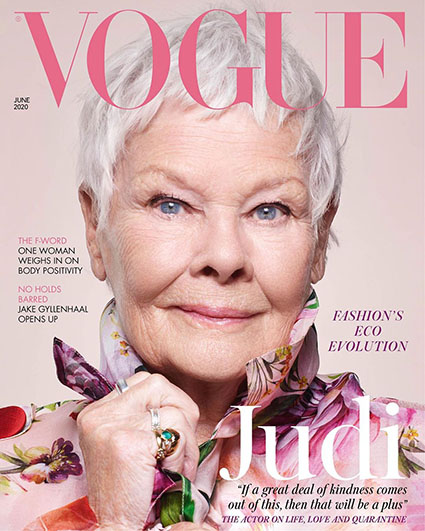 85-летняя Джуди Денч снялась для обложки британского Vogue Фотосессии