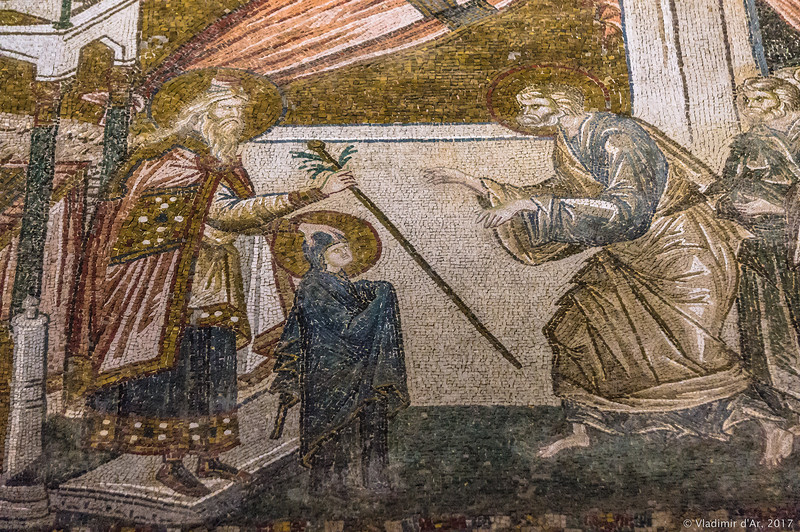 Процветший посох Иосифа. Мозаики и фрески монастыря Хора. Церковь Христа Спасителя в Полях.