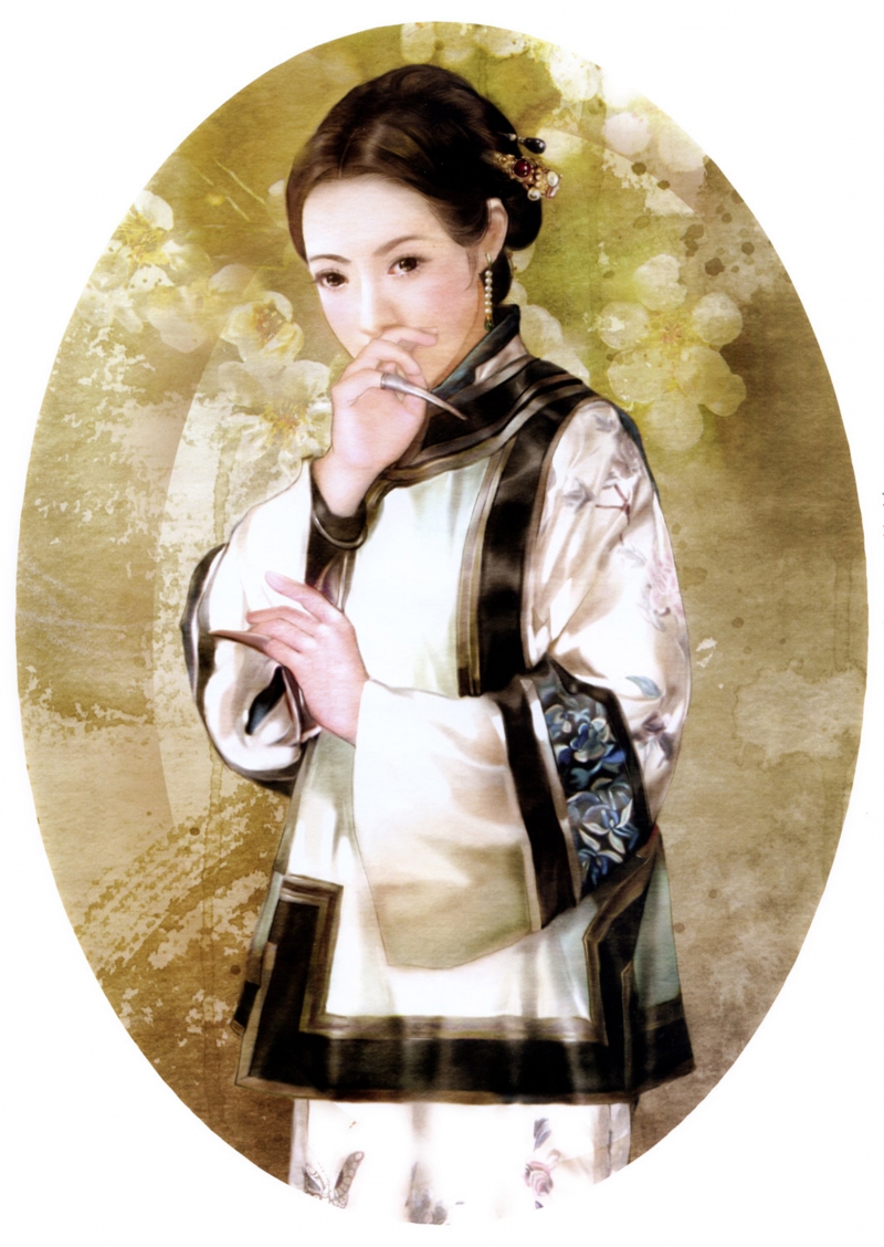 Тайваньская художница Дер Джен (Der Jen, Chine)... Делай что должен, а Будда учтет