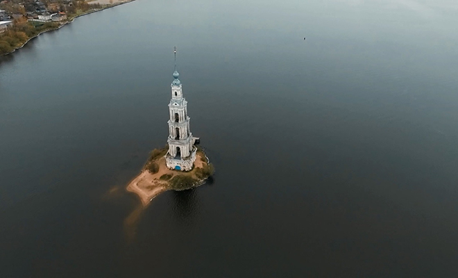 4 древних русских города оказавшихся глубоко под водой