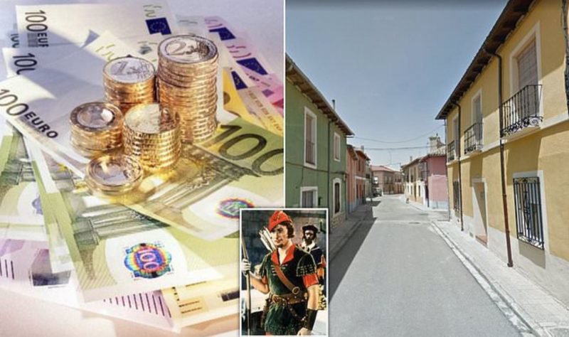 Испанский «Робин Гуд» подкладывает деньги бедным селянам