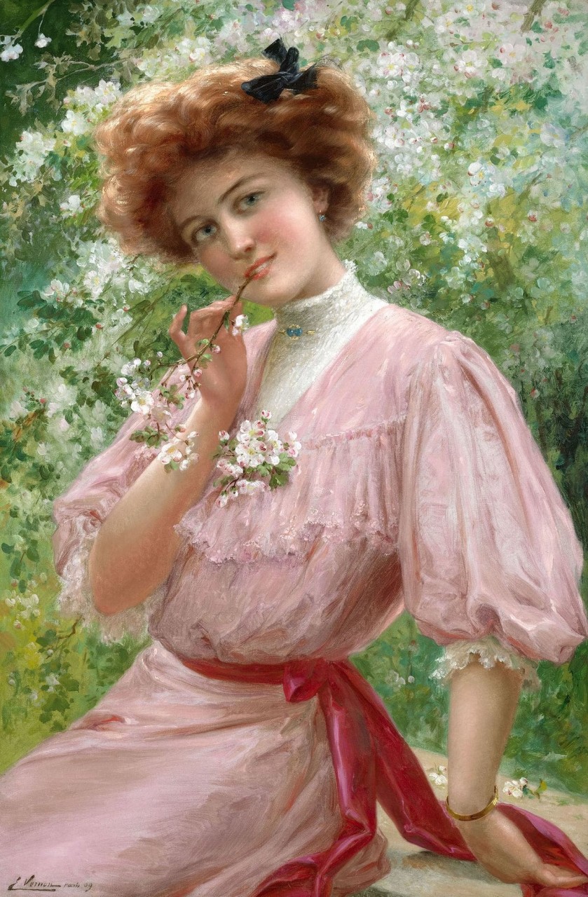 Женские портреты французского художника Эмиля Вернона Женские портреты французского художника Эмиля Вернона