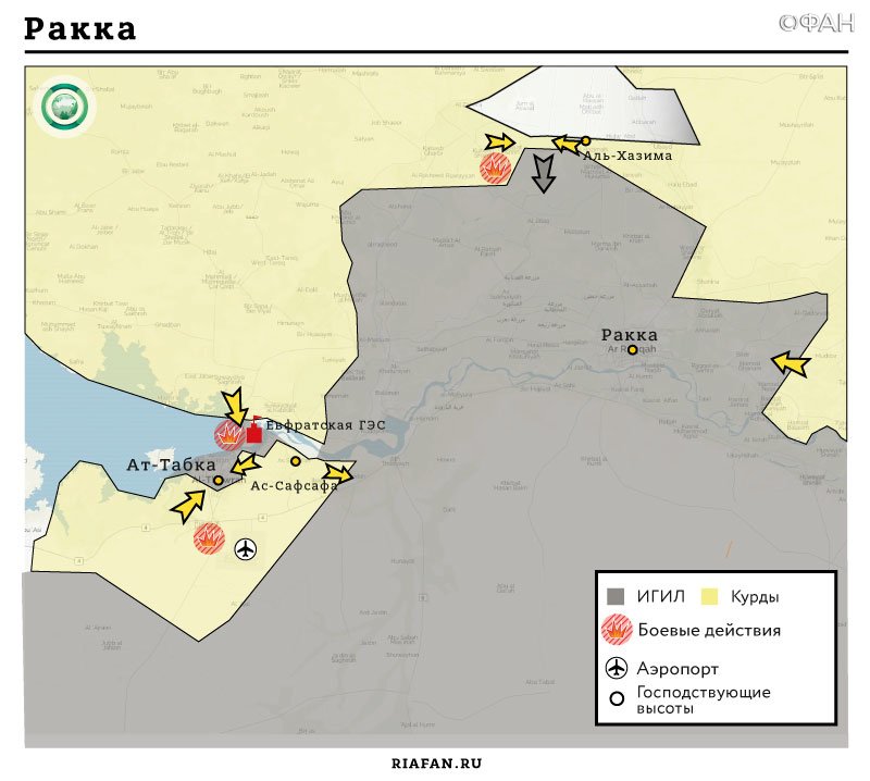 ИГИЛ понесло большие потери в боях за Ат-Табку