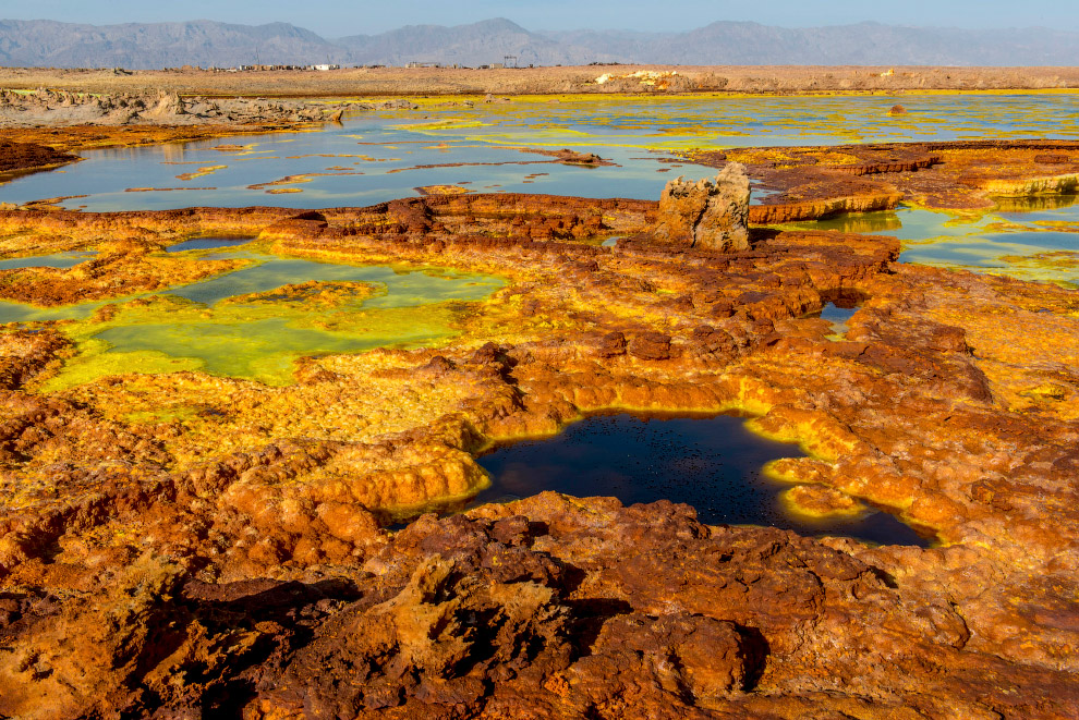 Acid pools in East Africa