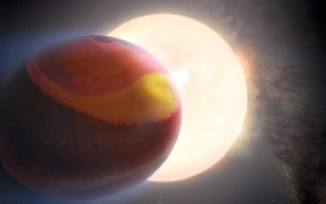 Хаббл впервые наблюдал изменения в атмосфере экзопланеты