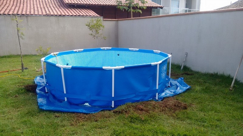 как сделать бассейн на даче