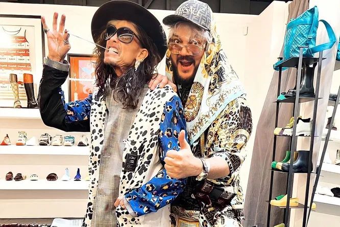 Филипп Киркоров встретил легенду американского рока