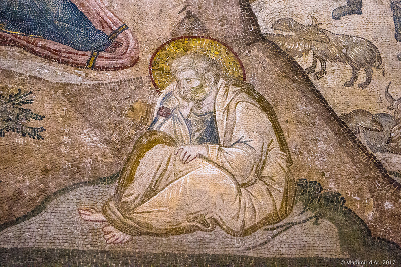 Рождество Христово. Мозаики и фрески монастыря Хора.