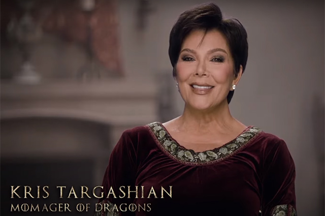 Видео дня: Ким Кардашьян на Железном троне в скетче по мотивам 