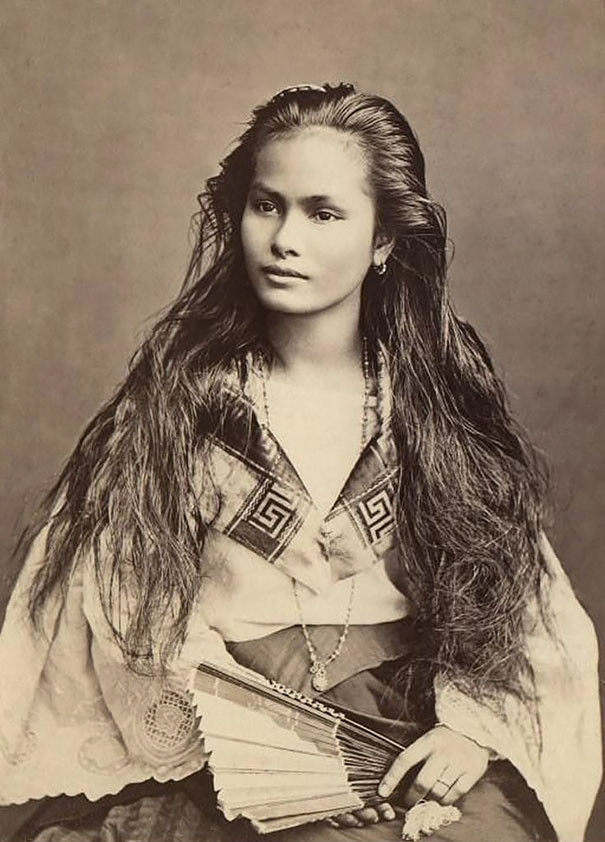 Женщина с острова Лусон, Филиппины винтаж, женщины, красота, открытки, фото