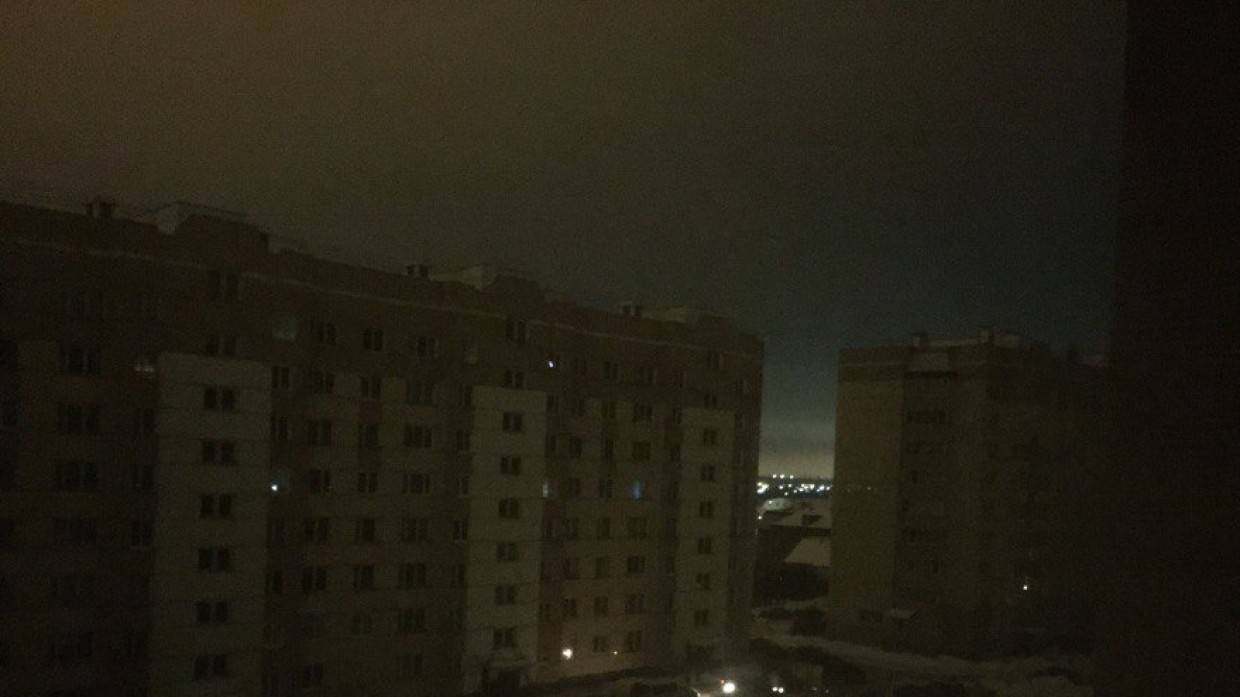 Кировский район отключили свет