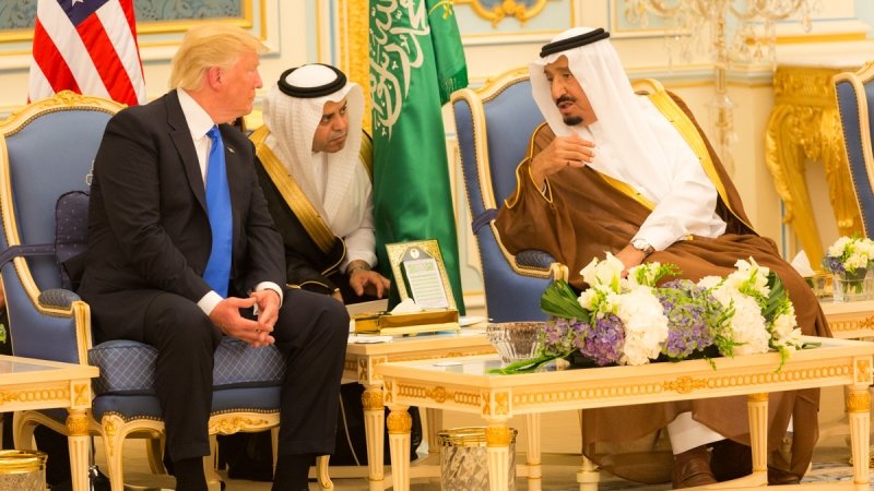 Дональд Трамп и король Салман
