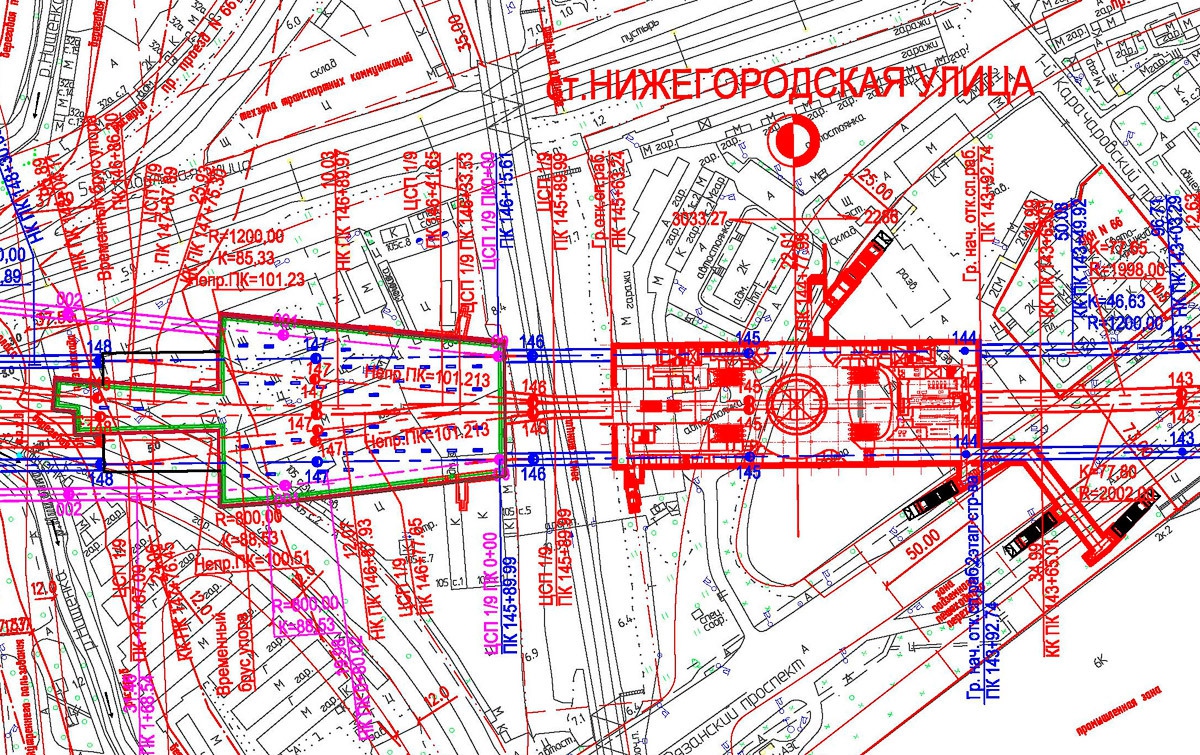 Карта метро нижегородская метро