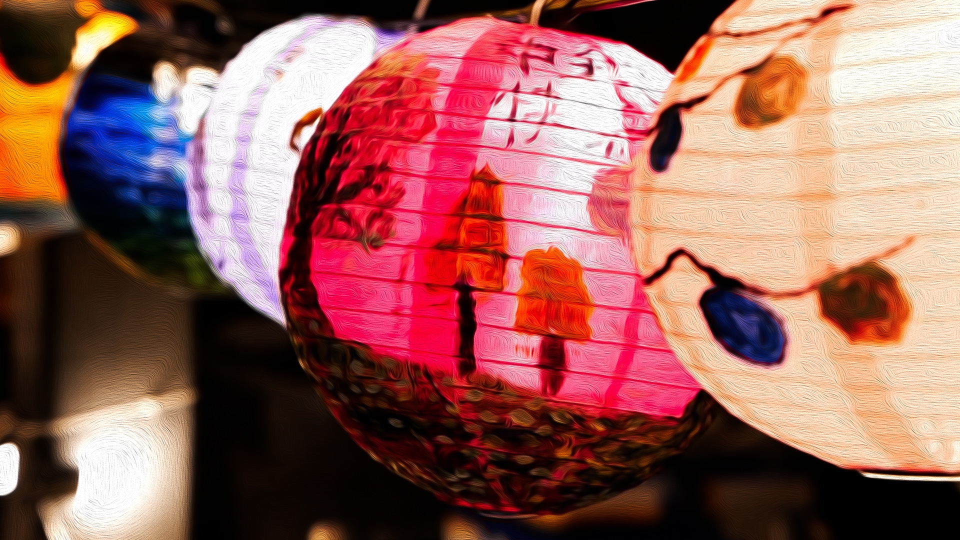 Фестиваль в честь дня осеннего равноденствия прошел в Гонконге