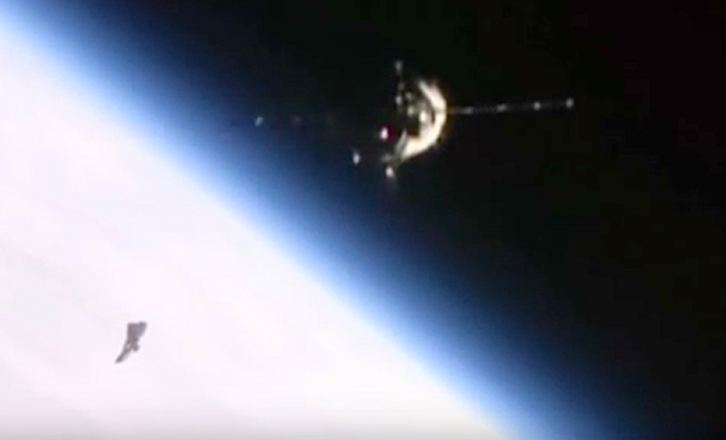 Рядом с МКС пролетел другой космический аппарат, но официально к станции в этот день ничего не запускали