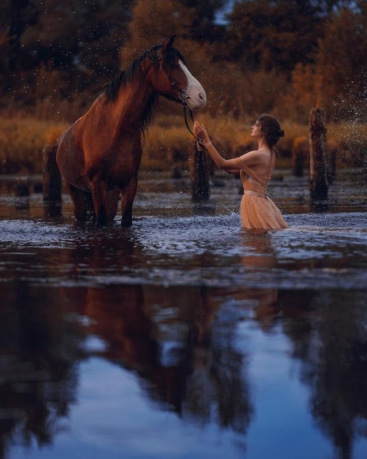 Девушки, цветы и животные: красивые фотографии Дарьи Булавиной жизнь,прекрасное,удивительное