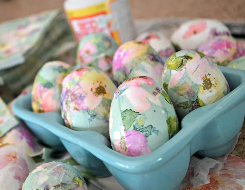 Интересная идея украшения пасхальных яиц, которую стоит попробовать декор,мастер-класс
