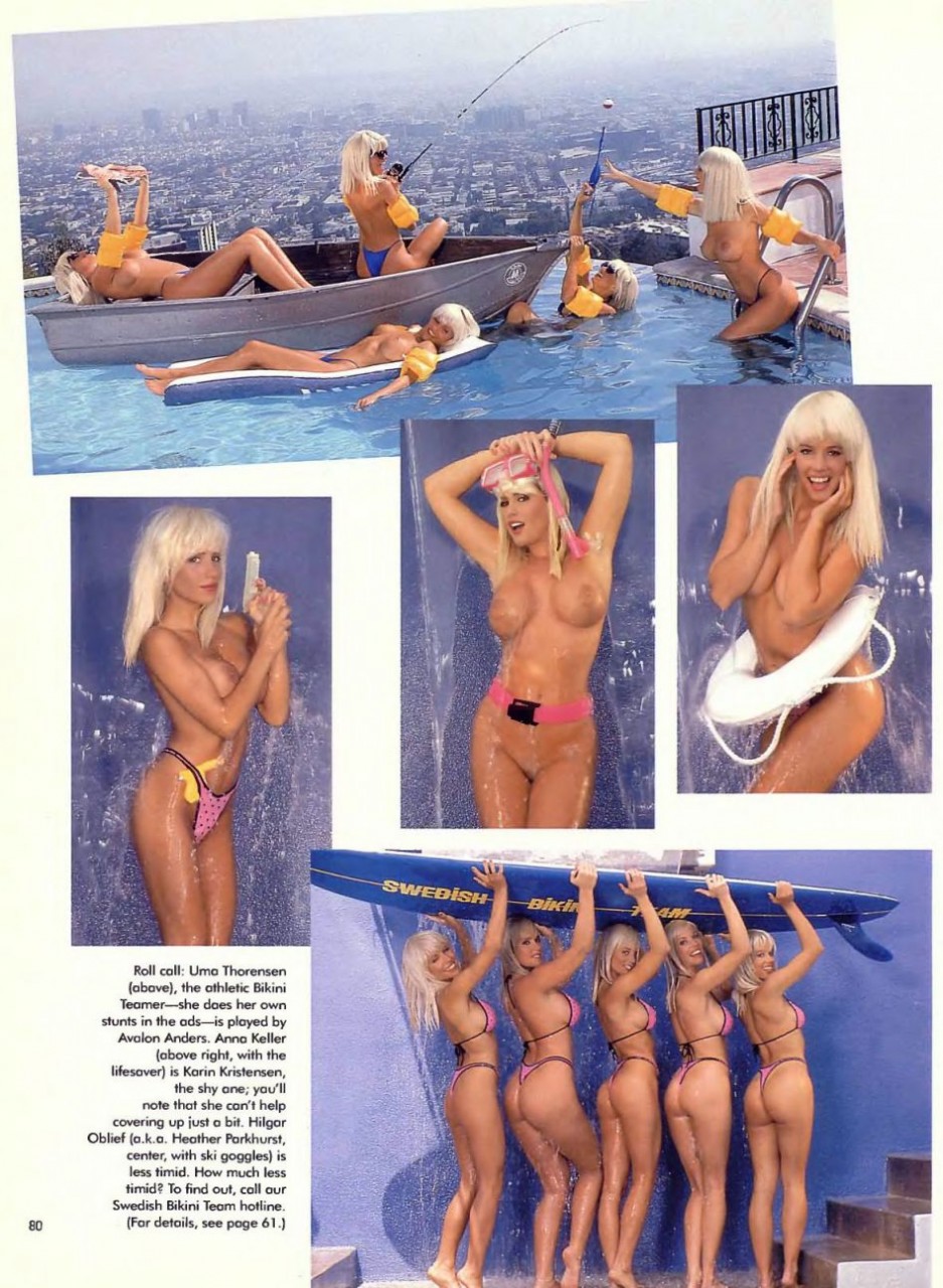 Swedish bikini team nude