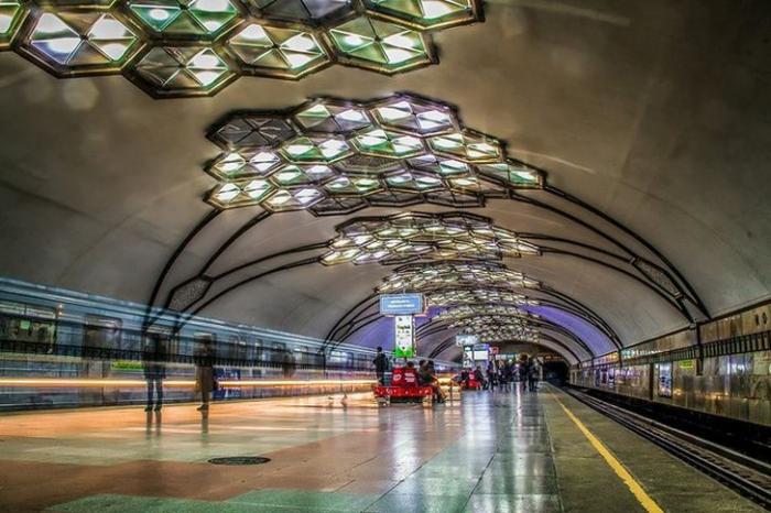 Прогулка по Ташкентскому метро (11 фото) Прогулка по Ташкентскому метро (11 фото)