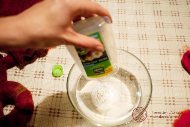 Валяние объемного браслета мастер класс