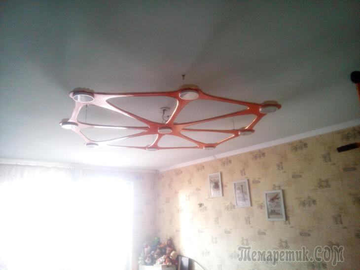 Люстра в детскую своими руками