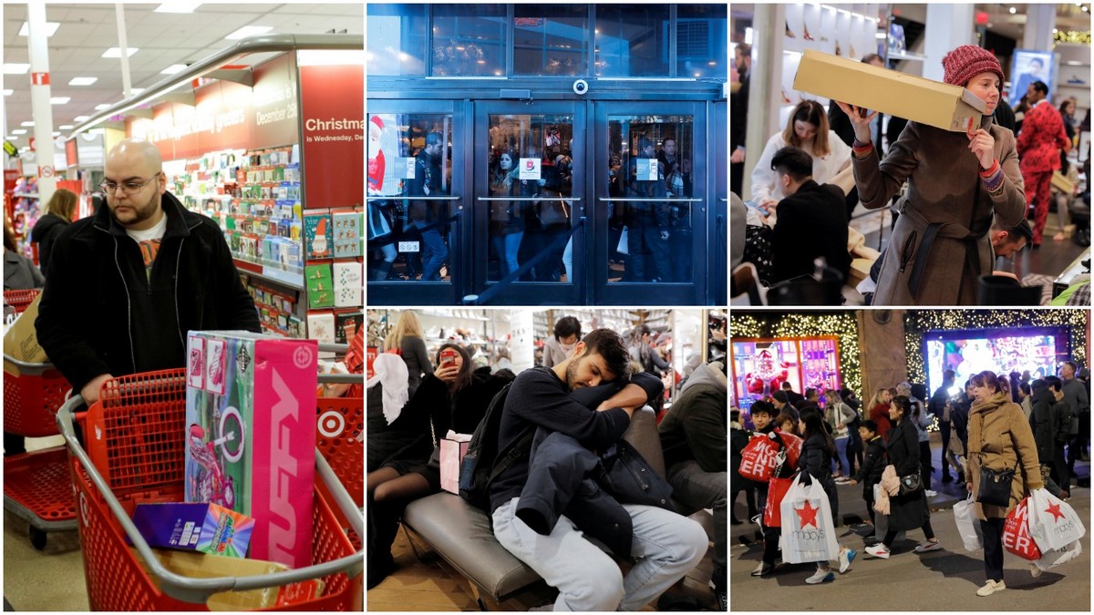 Черная пятница: шоппинг-безумие по всей Америке