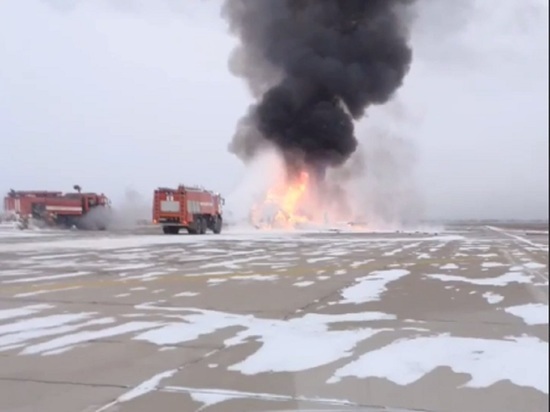 В Бурятии вертолет Ми-8 разбился на аэродроме