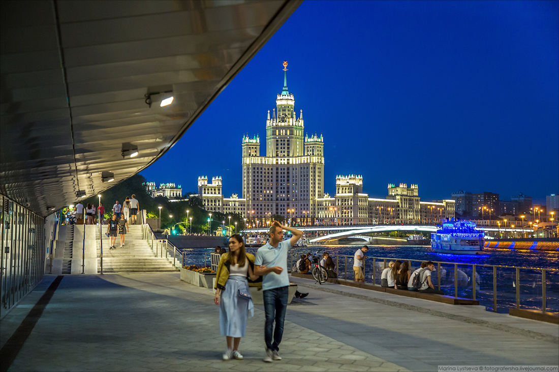 Погулять в москве красивые места вечером