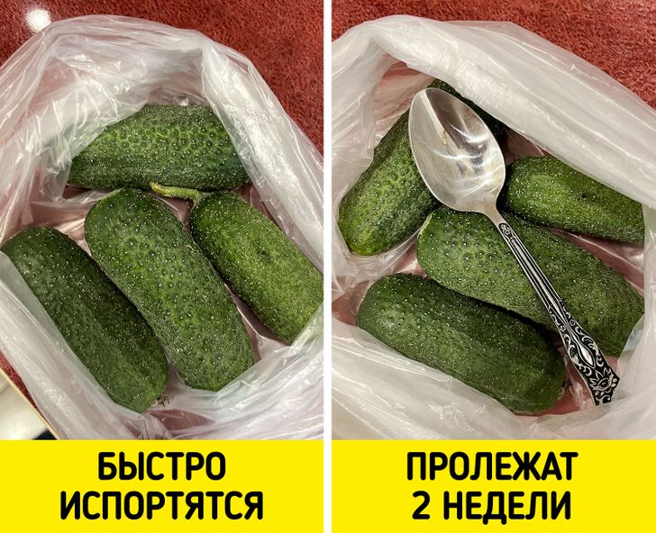 Непривычные способы хранения продуктов, которые кажутся абсурдными полезные советы,советы хозяйке