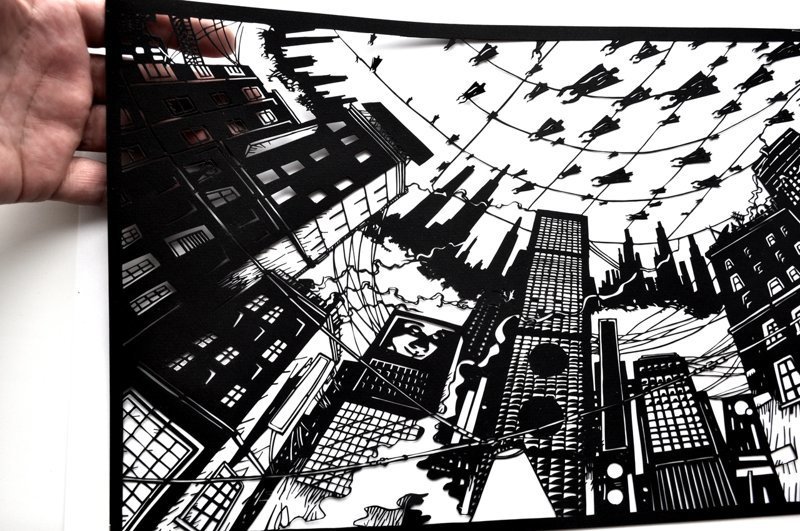 Дедушка из Пскова восхитил интернет своими невероятными картинами из бумаги Дедушка из Пскова восхитил интернет своими невероятными картинами из бумаги