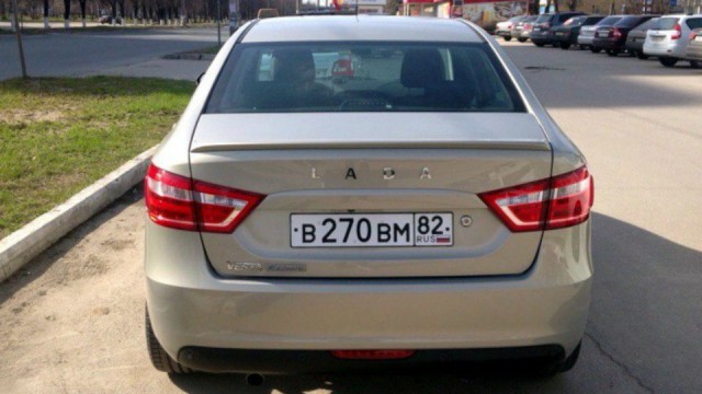 В Тольятти сфотографировали Lada Vesta в новой топовой версии Exclusive