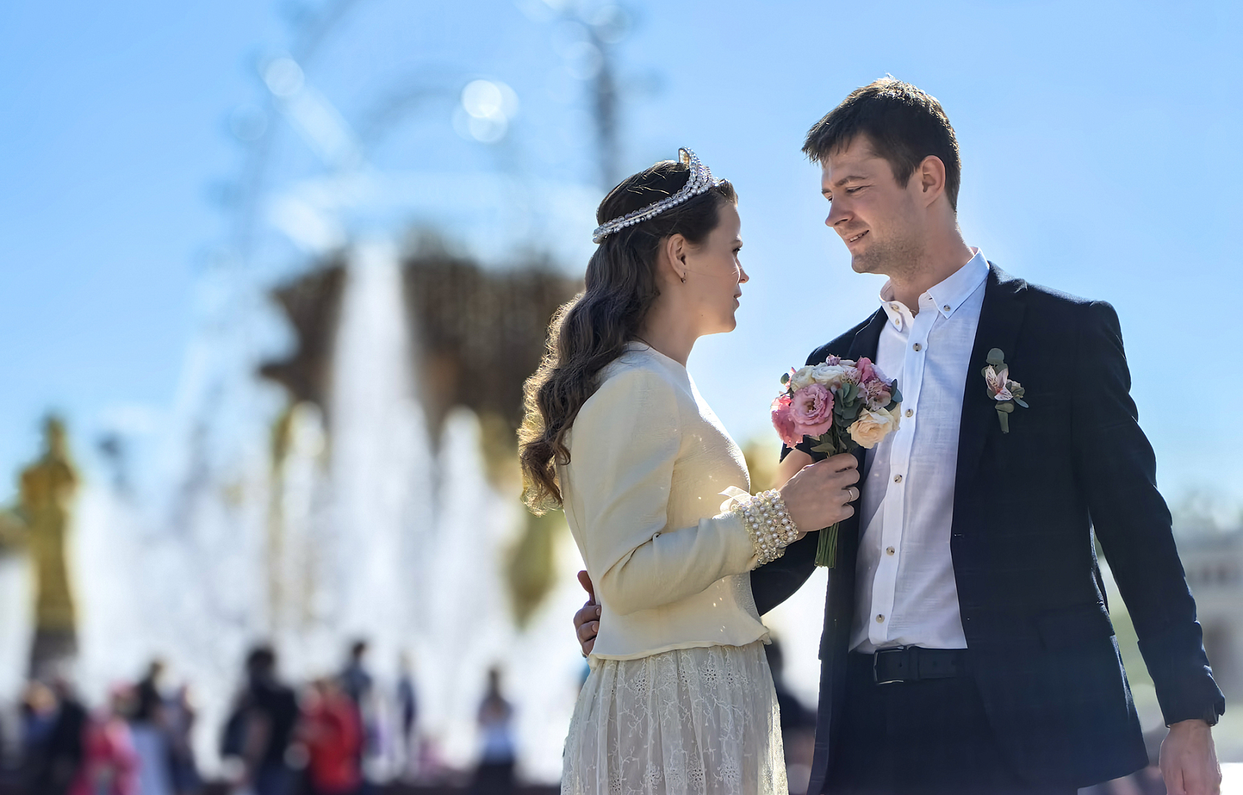 Ещё одна пара из Тверской области зарегистрировала свой брак на Всероссийском свадебном фестивале в Москве