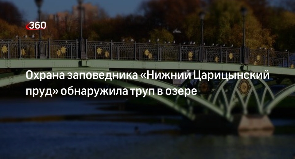 Источник 360.ru: в Нижнем Царицынском пруде обнаружили тело женщины