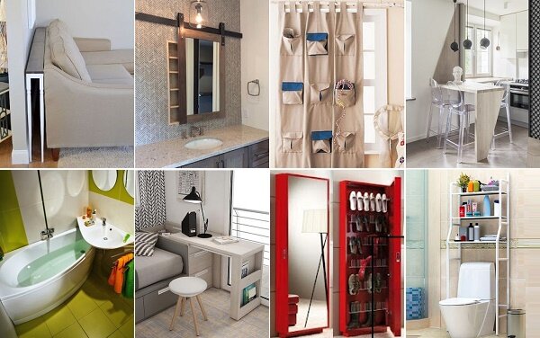 10 оригинальных дизайнерских идей для малогабаритной квартиры! идеи и вдохновение,интерьер
