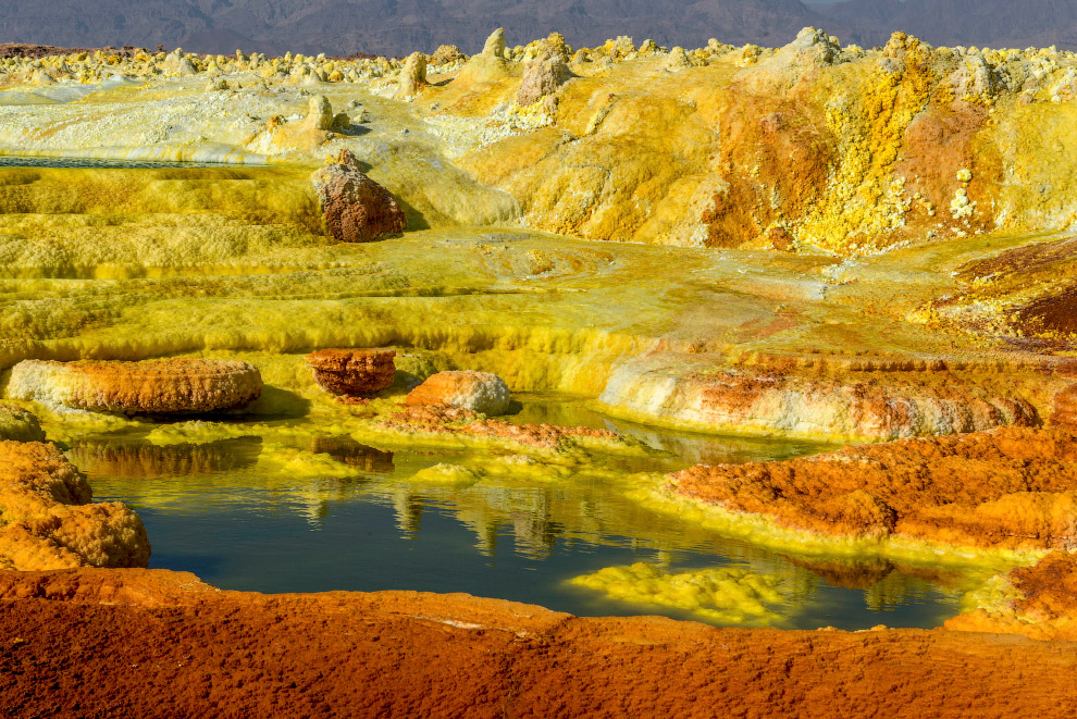 Acid pools in East Africa