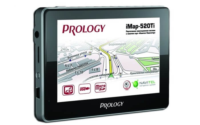 Prology Imap-520Ti - лучший автомобильный навигатор в рейтинге 2016 года