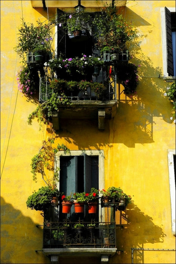 yellow balconies 35 Worlds Most Beautiful Balconies