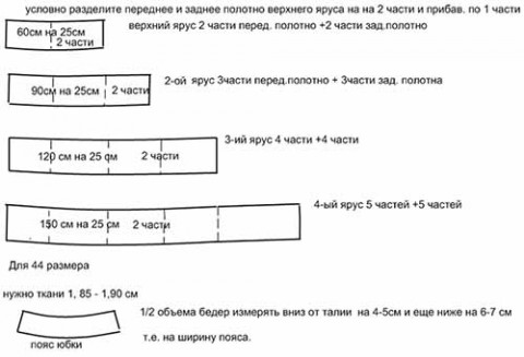 Модели летних юбок с выкройками выкройка юбок,Одежда,шитьё