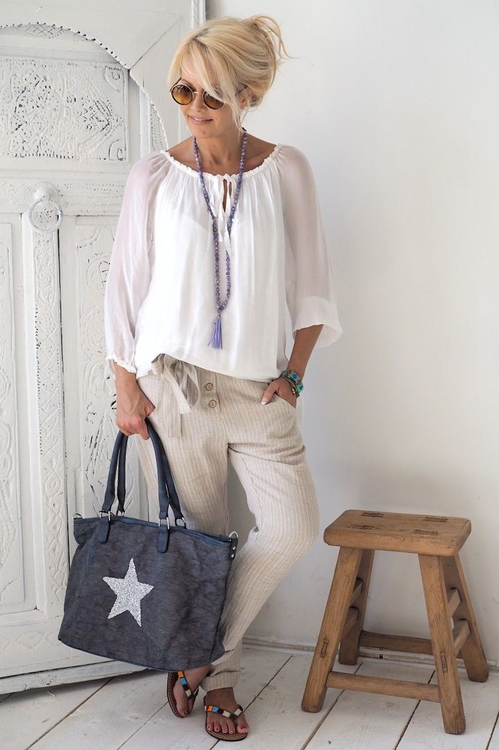 Стильный эффектный casual: 10 очаровательных образов для зрелых дам женские хобби,полезные советы,рукоделие,своими руками