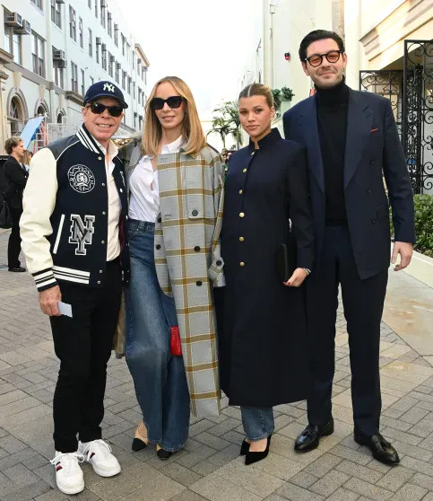 Томми Хилфигер, Ди Оклеппо Хилфигер, София Ричи Грейндж и Эллиот Грейндж