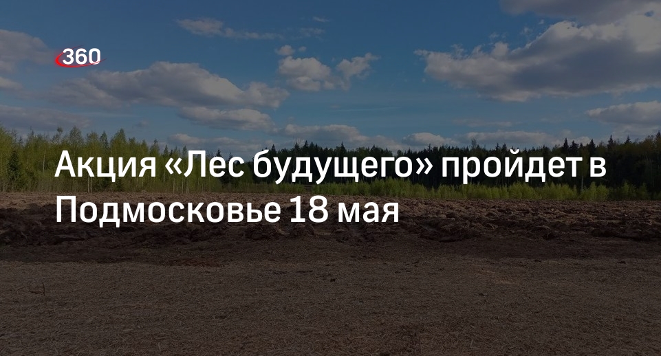 Акция «Лес будущего» пройдет в Подмосковье 18 мая