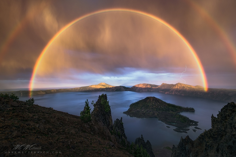 как сделать фото радуги