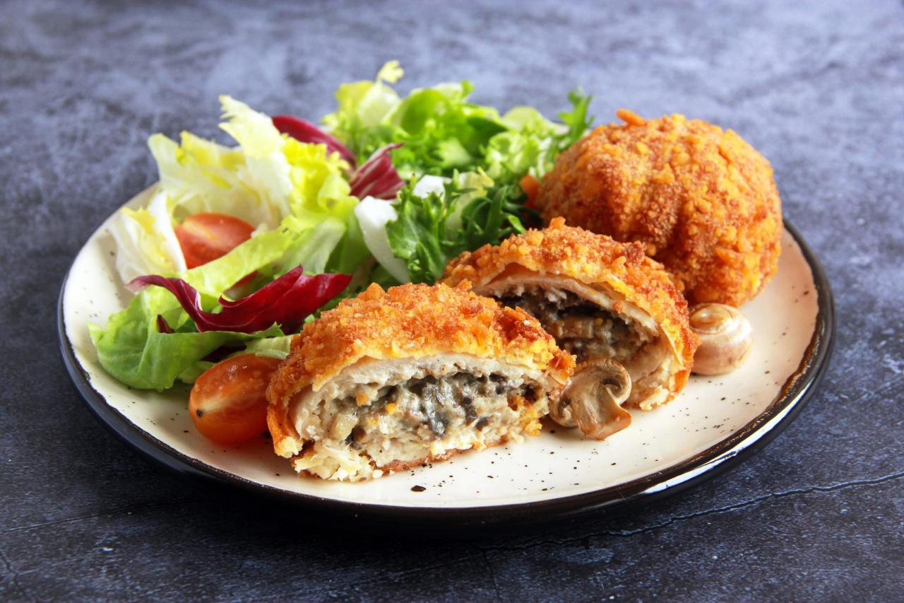 Сочные куриные котлеты начинкой из грибов и моцареллой нужно, примерно, котлет, сформировать, Затем, начинкой, блюдо, котлеты, выложить, подготовить, рецепт, более, куриных, моцареллы, начинку, минут, приготовления, лучше, всего, пленку