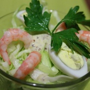 Салат с креветками и овощами для Виктории Сергеевны (т/с Кухня)