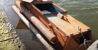 На границе с Молдовой пограничники нашли подводную лодку контрабандистов