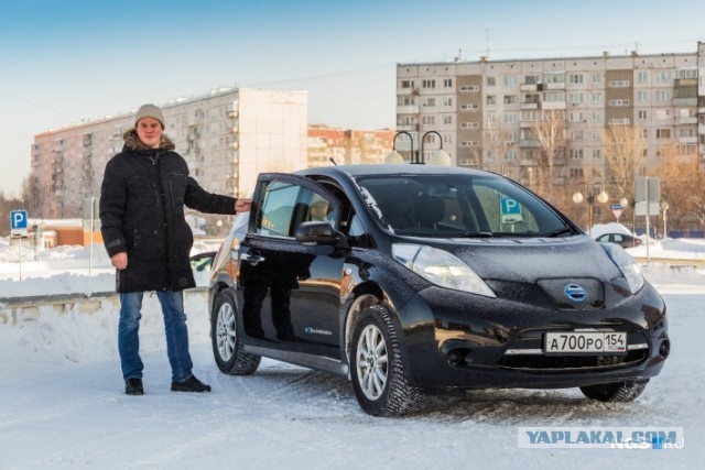 Водитель в Новосибирске в морозы ездит на электрокаре и экономит по 10 тысяч в месяц на бензине — обзор авто