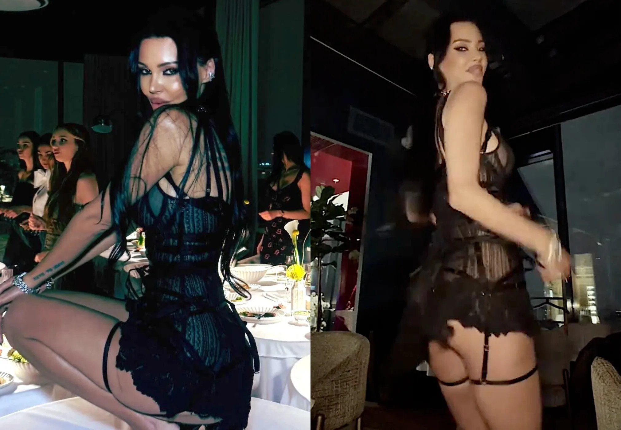 Оксана Самойлова отметила 38-летие в "голом" образе