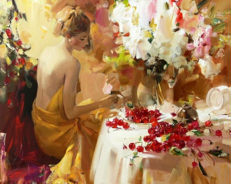 Художник Александр Горбиков. Она дитя причудливого сна Художник Александр Горбиков. Она дитя причудливого сна