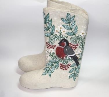 Расписные валенки 