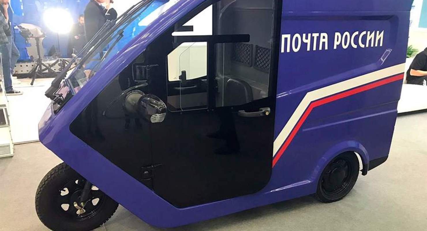 В России разработали электрический трицикл В России разработали электрический трицикл Автомобили